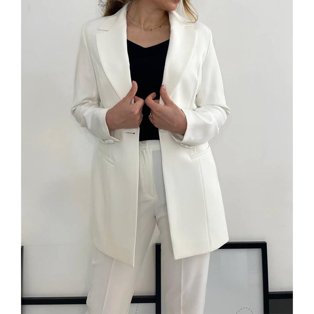 کت شلوار زنانه کرپ رها (Raha)  کد 99728