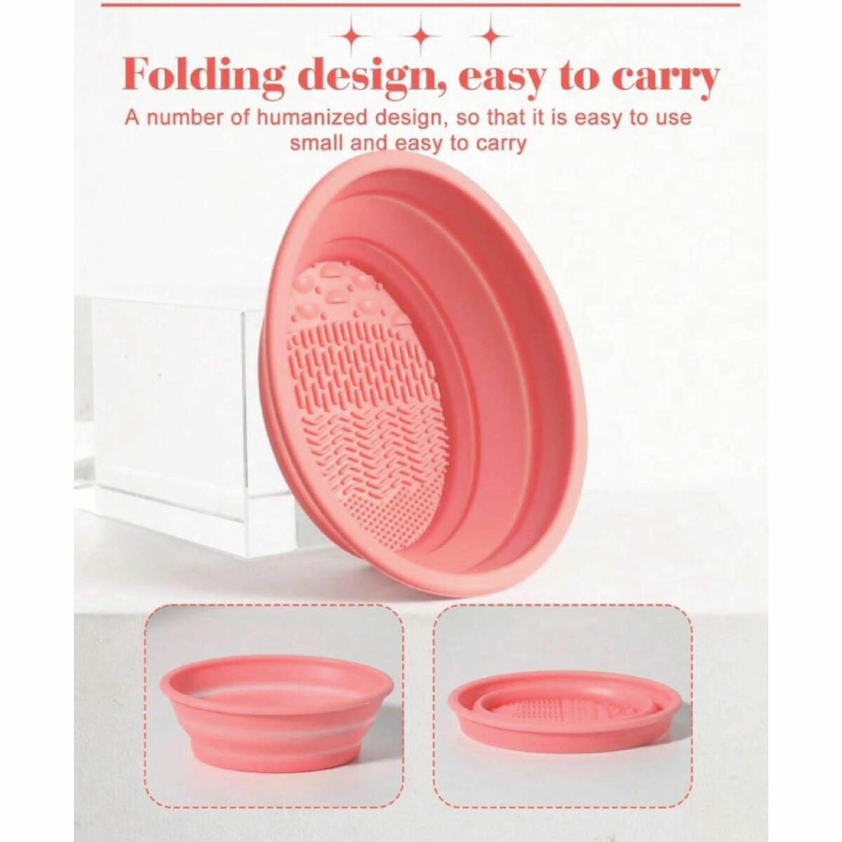 پاک کننده براش ارایشی سیلیکونی هیرا (Hira) شین