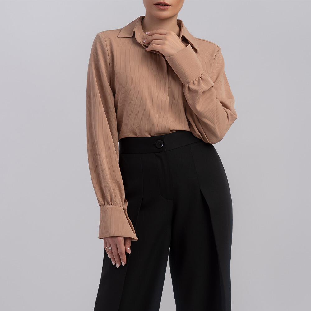 شومیز  کرپ حریر ویویانا (viviana) سین استایل