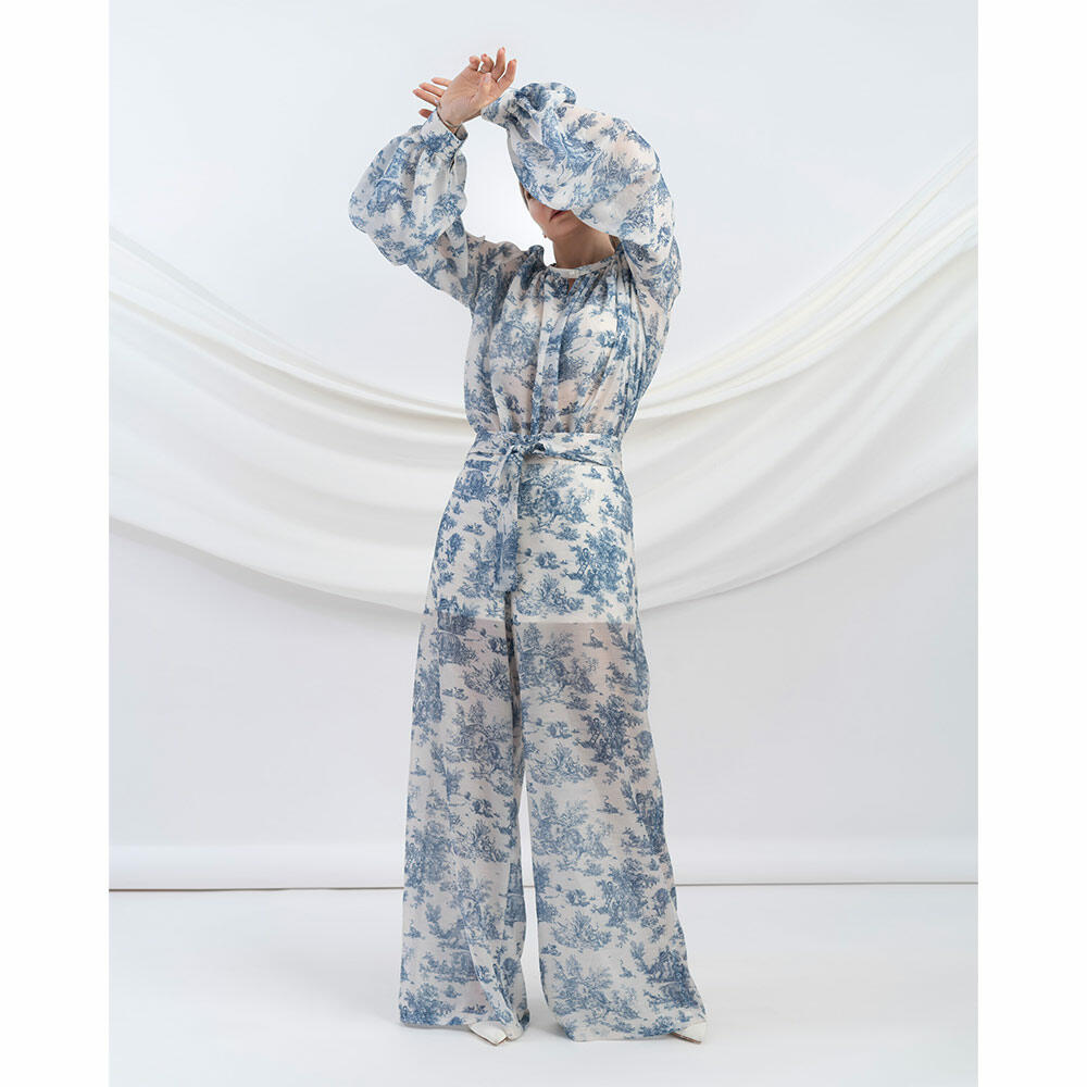 شومیز زنانه آستین پفی دبورا (Deborah) سین‌استایل