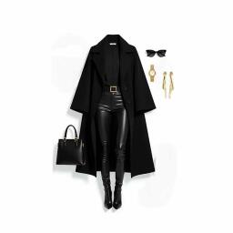 پالتو مشکی بلند زنانه تمام آنچه که برای زمستان نیاز دارید