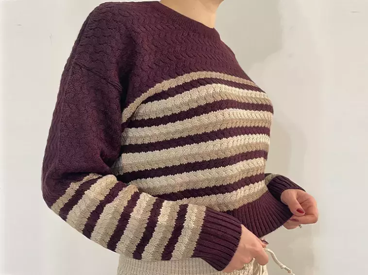 بافت زنانه راه راه رندا (Renda)