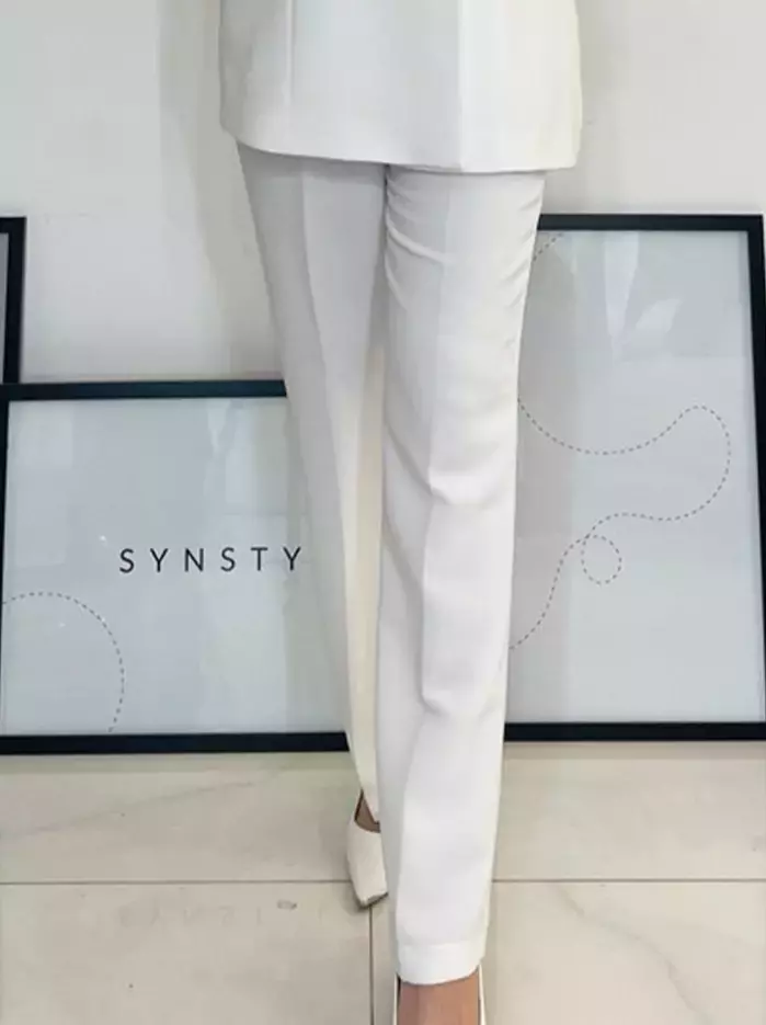 شلوار زنانه مجلسی راسته سفید هلیسا (Helisa) 5293