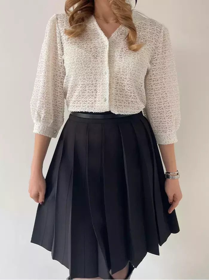 شومیز زنانه دکمه دار ملانیا (Melania)