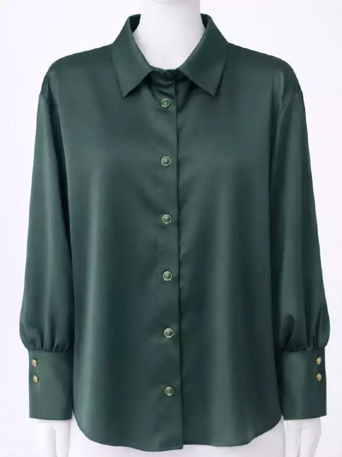 شومیز زنانه ساتن ژالین (ZHalin) کد 2325