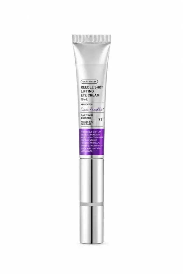 کرم دور چشم لیفتینگ با سری ماساژور ویبره‌دار مدل وی تی ریدل شات (VT Reedle Shot )