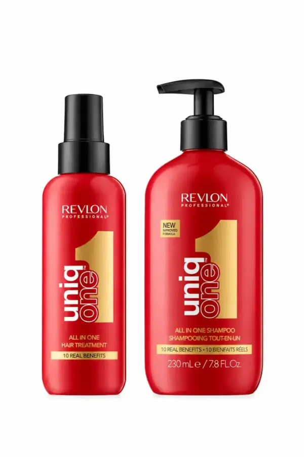 پک شامپو و اسپری مراقبت از مو رِولون مدل (Uniq One Great Hair Pack)
