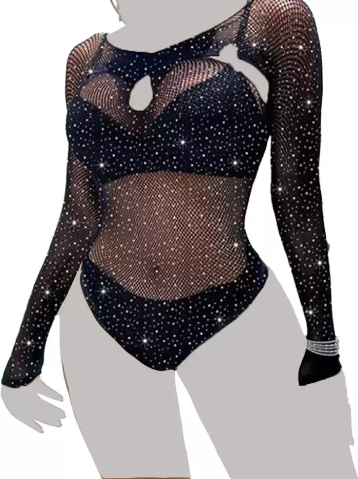 بادی زنانه زنبوری نگین دار نیکا (Nika)