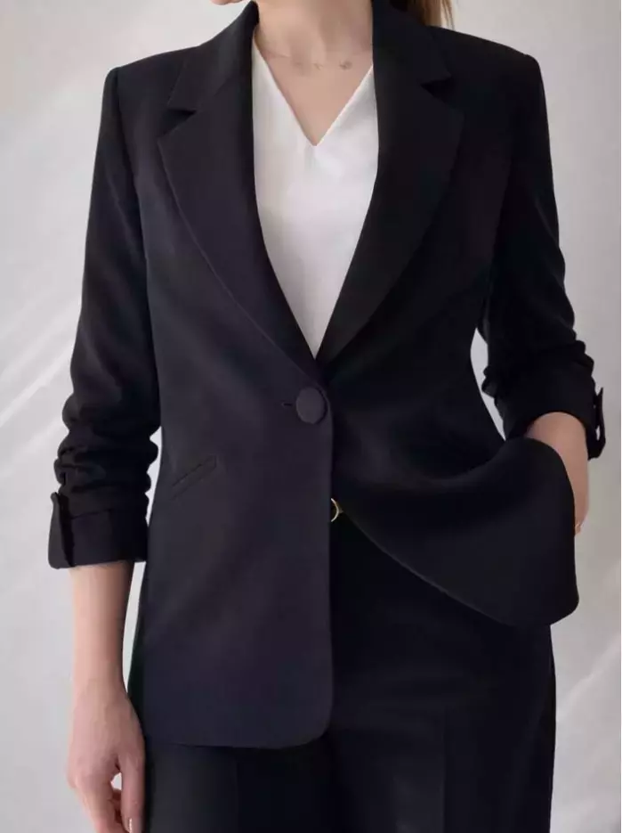 کت و شلوار زنانه کرپ کلرن ( Celeren ) کد 5413