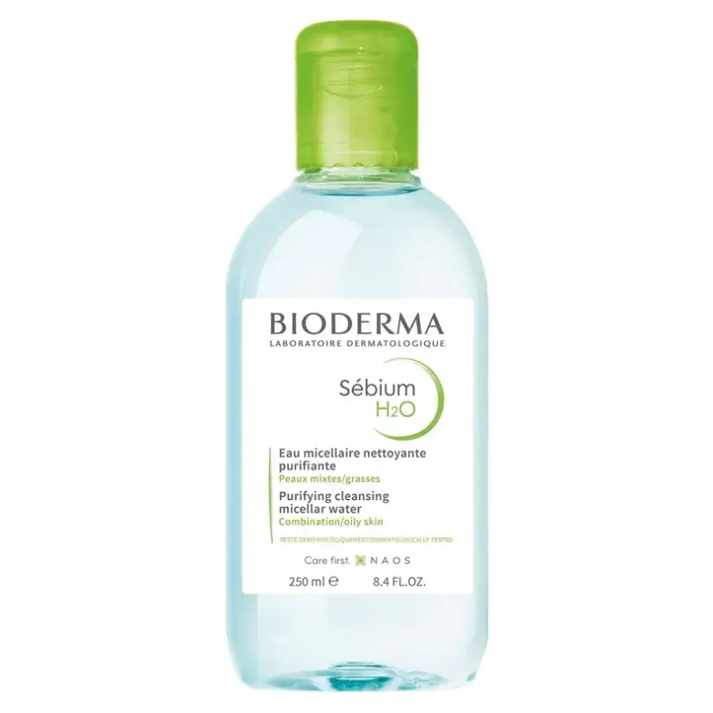 محلول پاک کننده آرایش بایودرما مدل Sebium H2O (Bioderma)