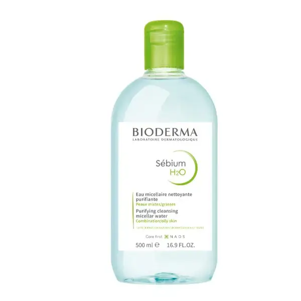 محلول پاک کننده آرایش بایودرما مدل Sebium H2O (Bioderma)