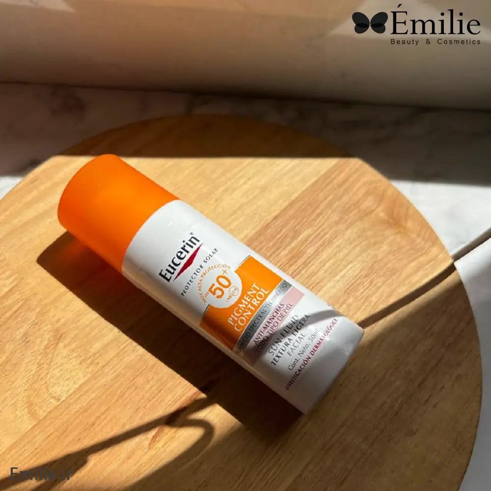 ضد افتاب اوسرین مدل پیگمنت کنترل ژل کرم مناسب انواع پوست و مستعد لک (Eucerin)