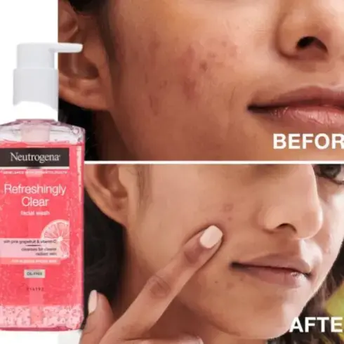 ژل شستشوی صورت حاوی عصاره گریپ فروت نوتروژینا (Neutrogena)
