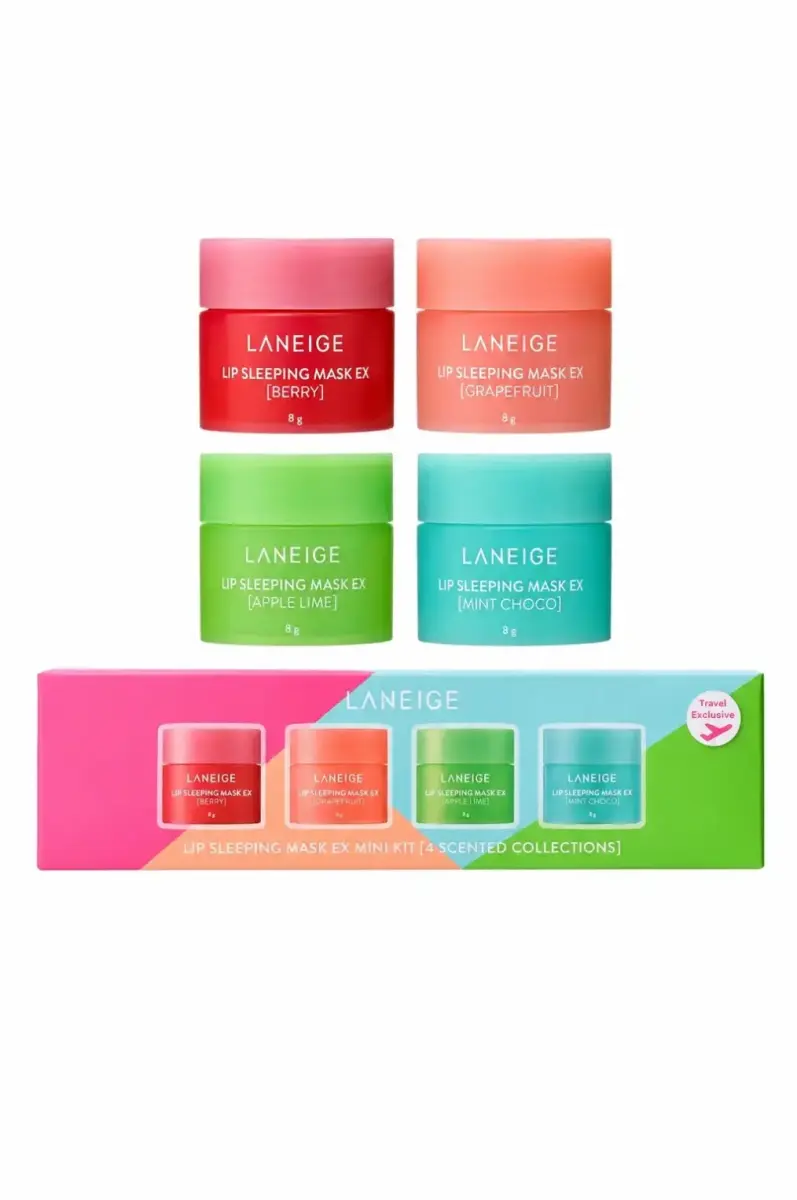 ست ۴ عددی ماسک لب اورجینال لانیژ (Laneige)