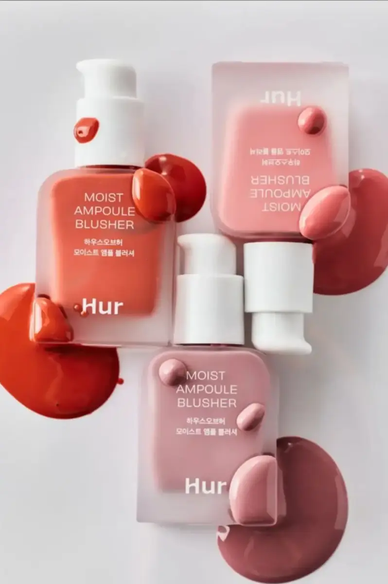 رژگونه مایع آمپولی هاوس آف هور HOUSE OF HUR Moist Ampoule Blusher اصل کره