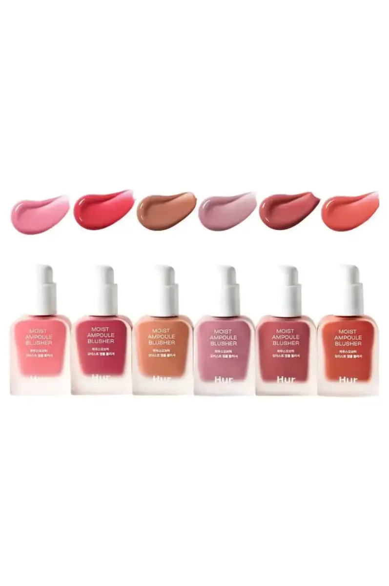 رژگونه مایع آمپولی هاوس آف هور HOUSE OF HUR Moist Ampoule Blusher اصل کره