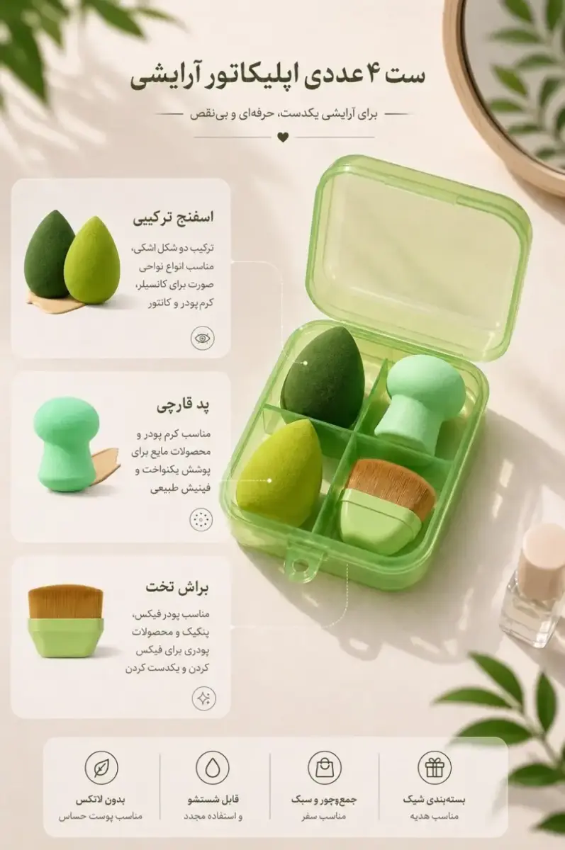 ست اپلیکاتور های آرایشی سین استایل (synstyle)