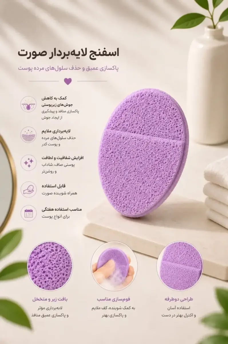 اسفنج لایه بردار صورت سین استایل (Synstyle)