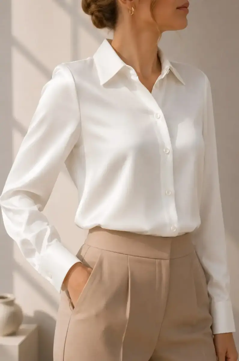 شومیز زنانه ساتن کالینز (Callins) کد 2350