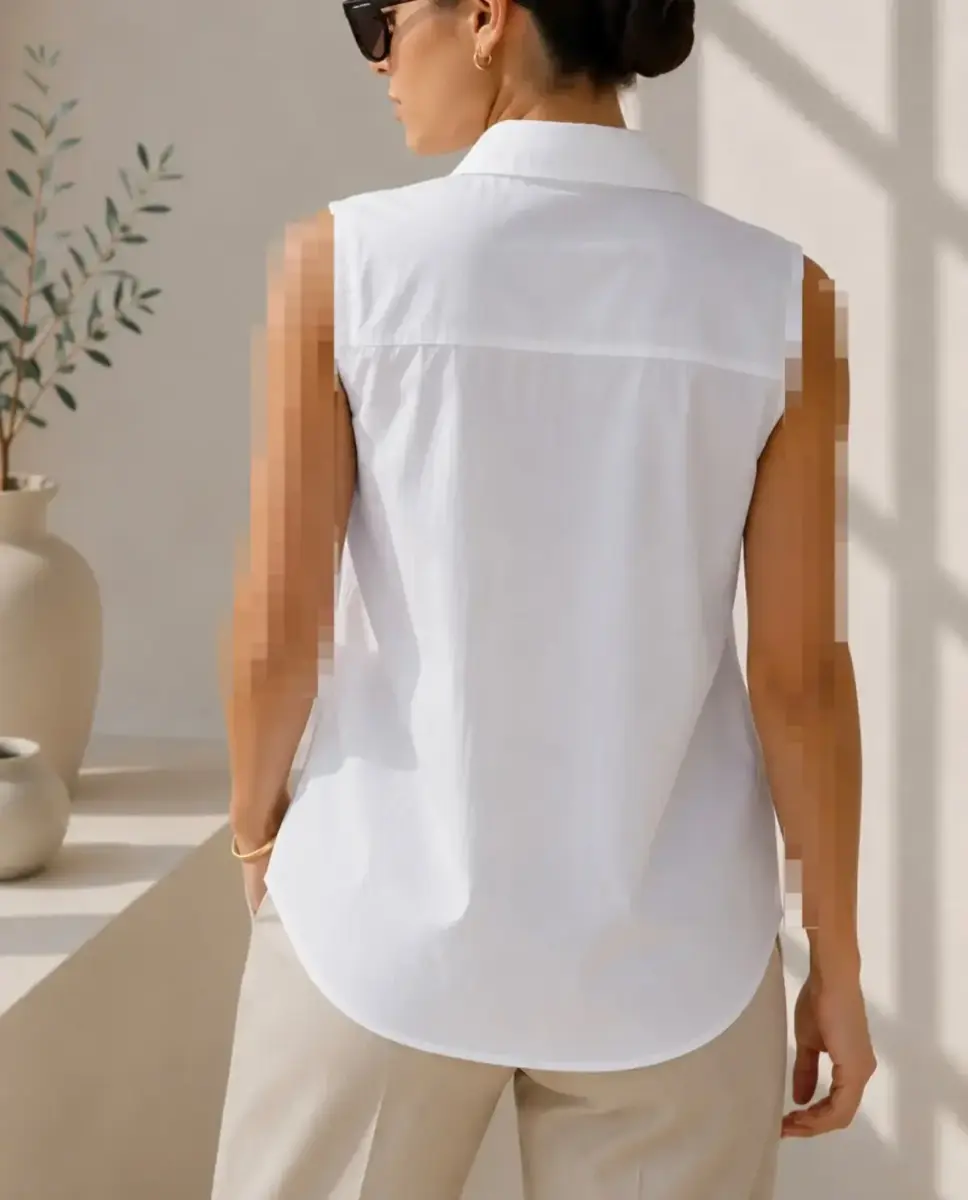 تاپ زنانه سفید رویا (Roya) کد 3125