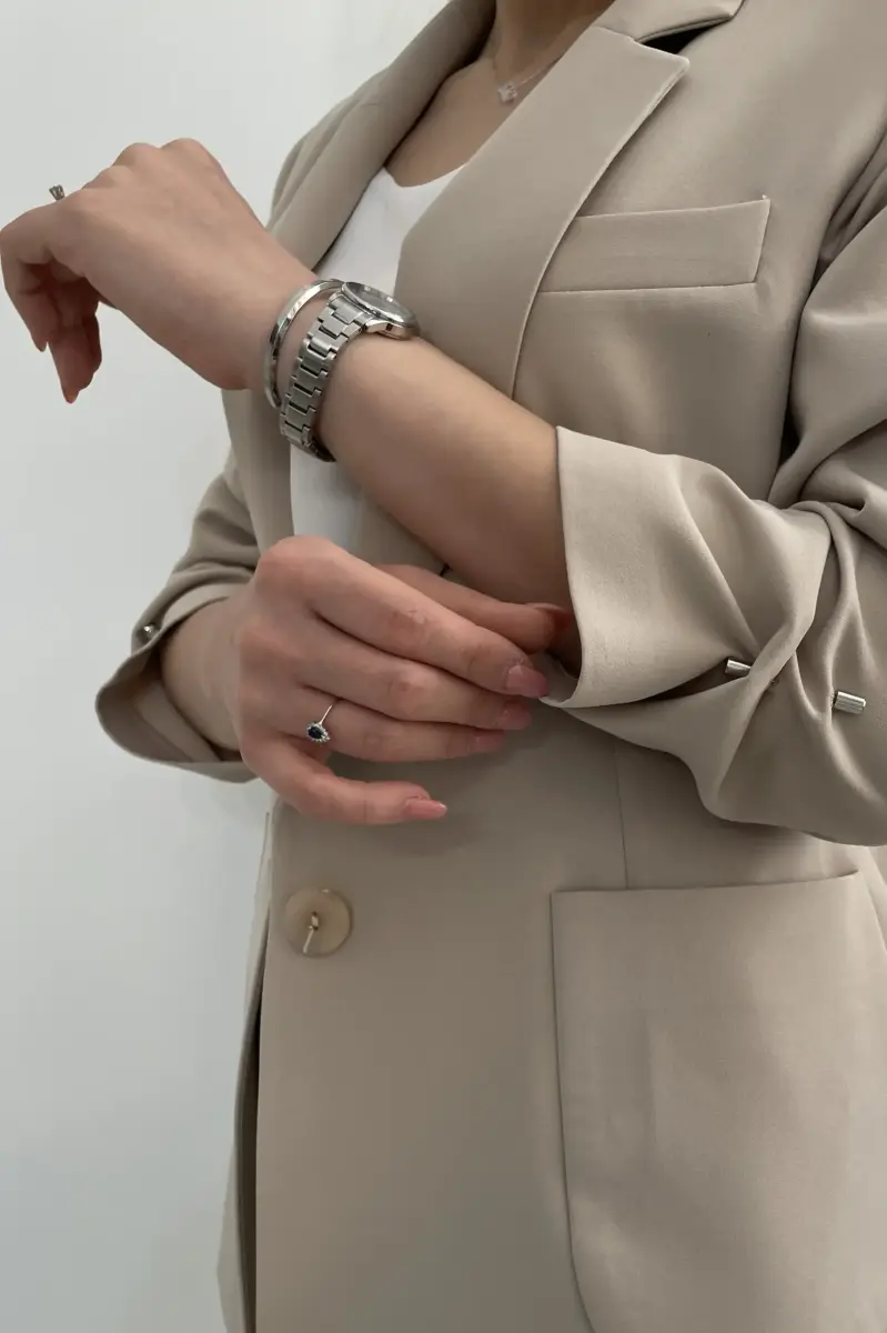 کت و شلوار زنانه کرپ کلودیا (Claudia) کد 5252 (طرح قدیم)