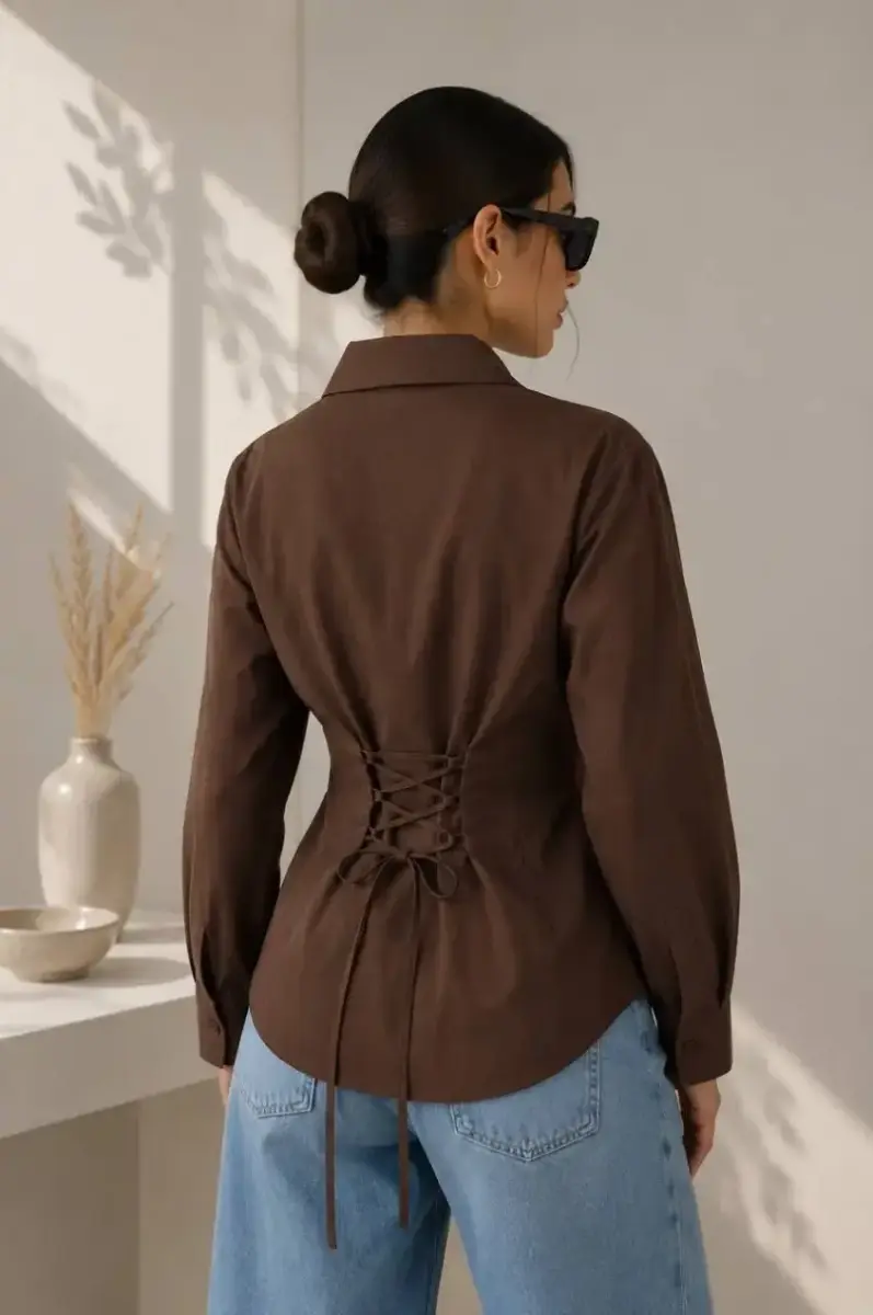 شومیز ایوا کمر کرستی سین استایل (Synstyle)
