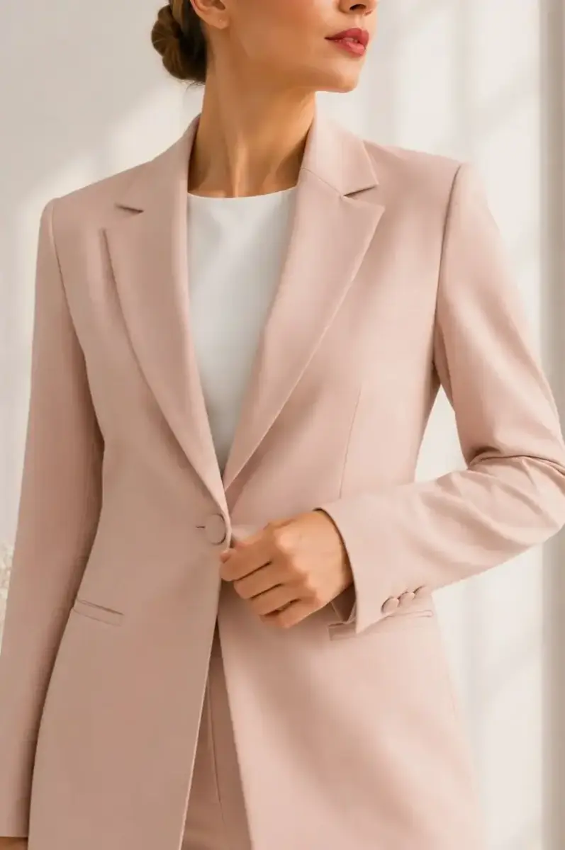 کت شلوار زنانه کرپ رها (Raha) کد 99728