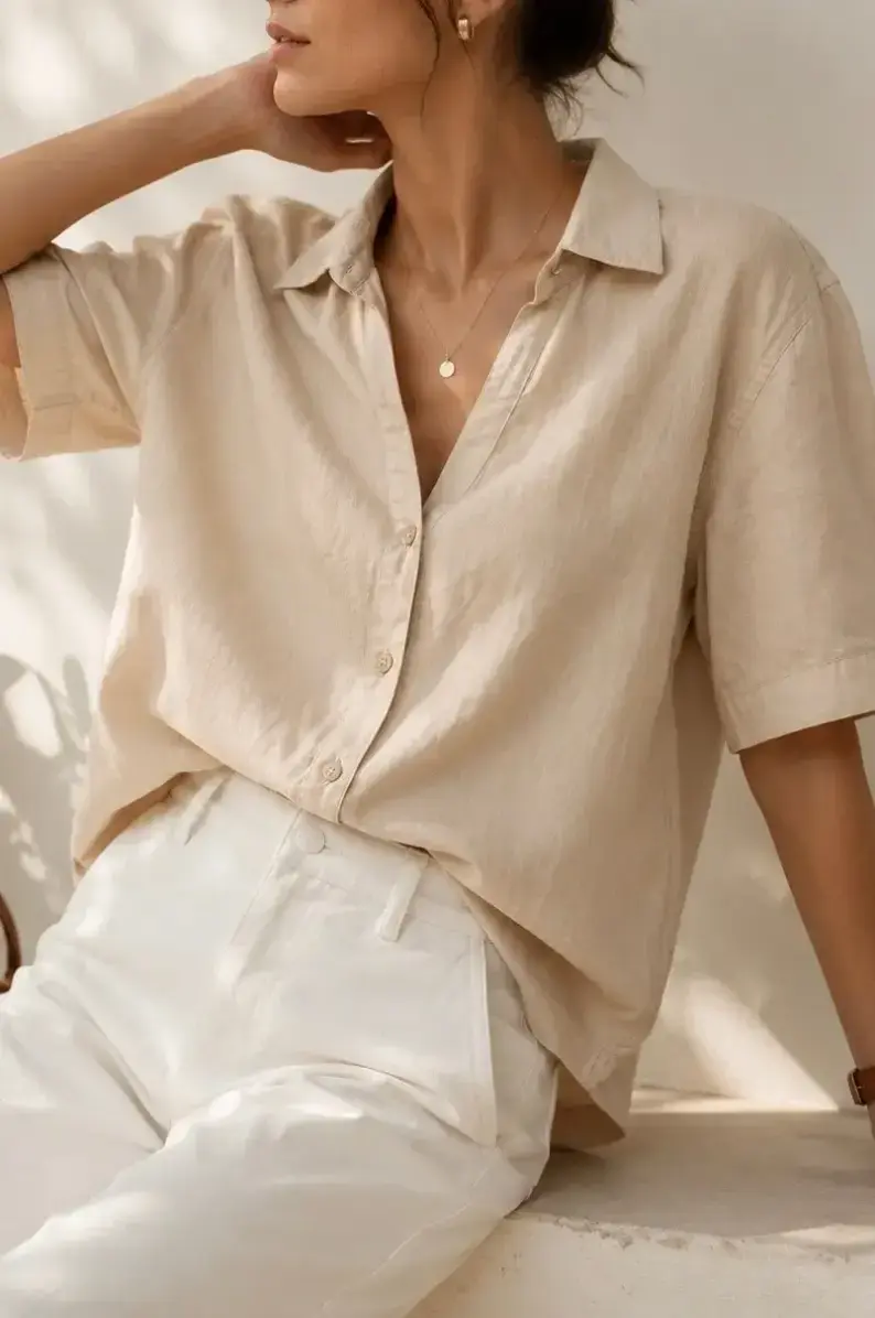 شومیز لینن هلن (Helen)