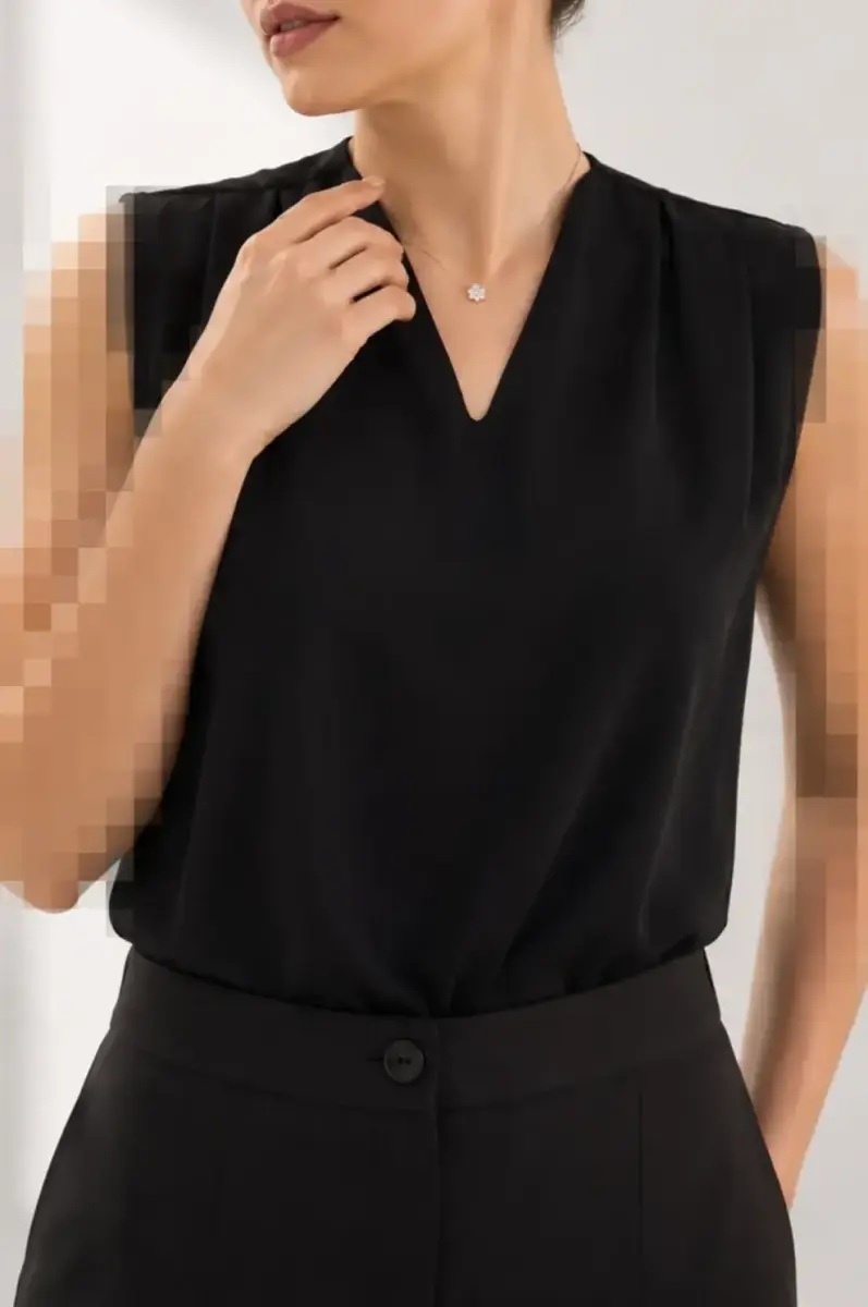 تاپ زنانه آستین حلقه‌ای ویتو (Vito) کد 3146